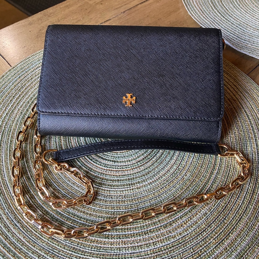 Tory Burch Robinson Chain Wallet Crossbody Bag
